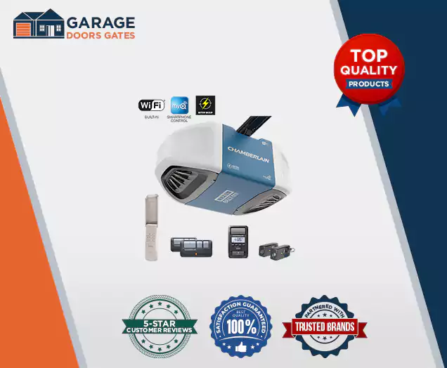 Chamberlain B970 | Ultra-Quiet Wi-Fi Battery Backup Garage Door Opener